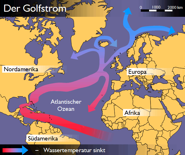 Golfstrom Verlauf