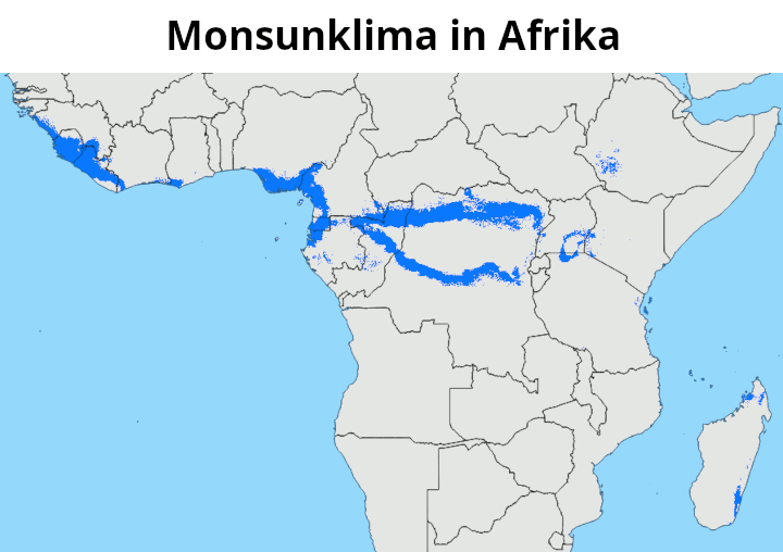 Monsunklima in Afrika