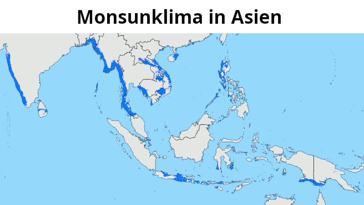 Monsunklima Asien