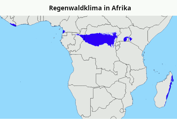 Regenwaldklima Afrika