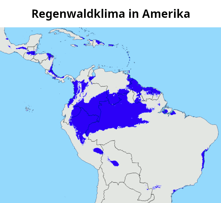 Regenwaldklima Amerika