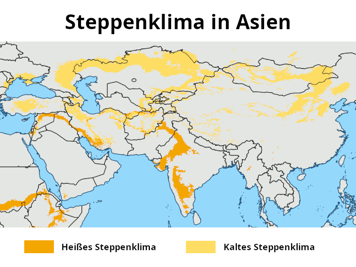 Steppenklima Asien