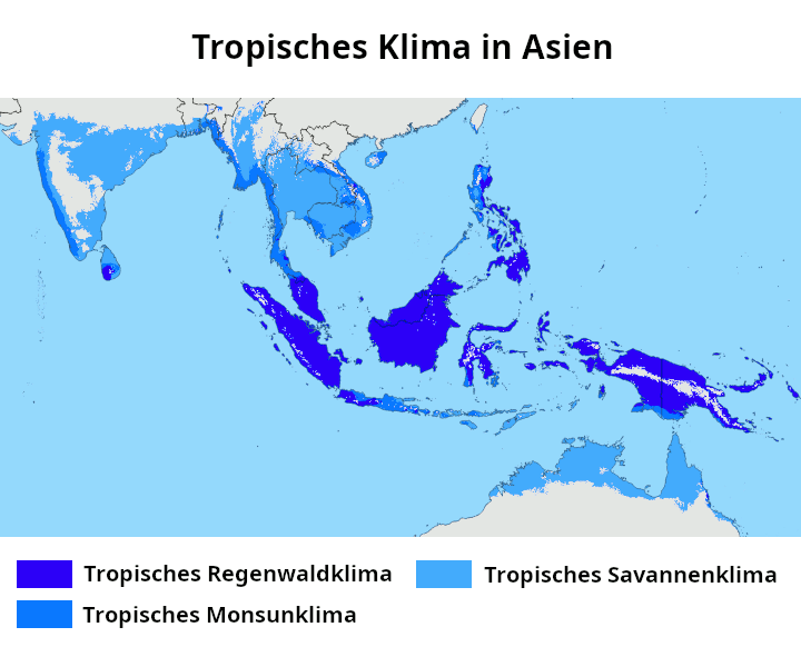 Troisches Klima Asien