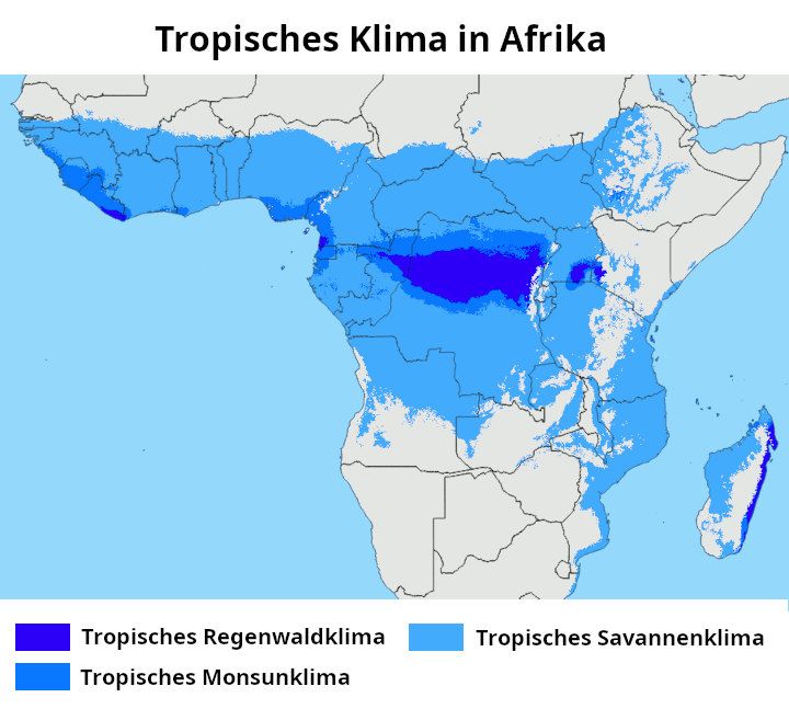 Afrika Zropisches Klima