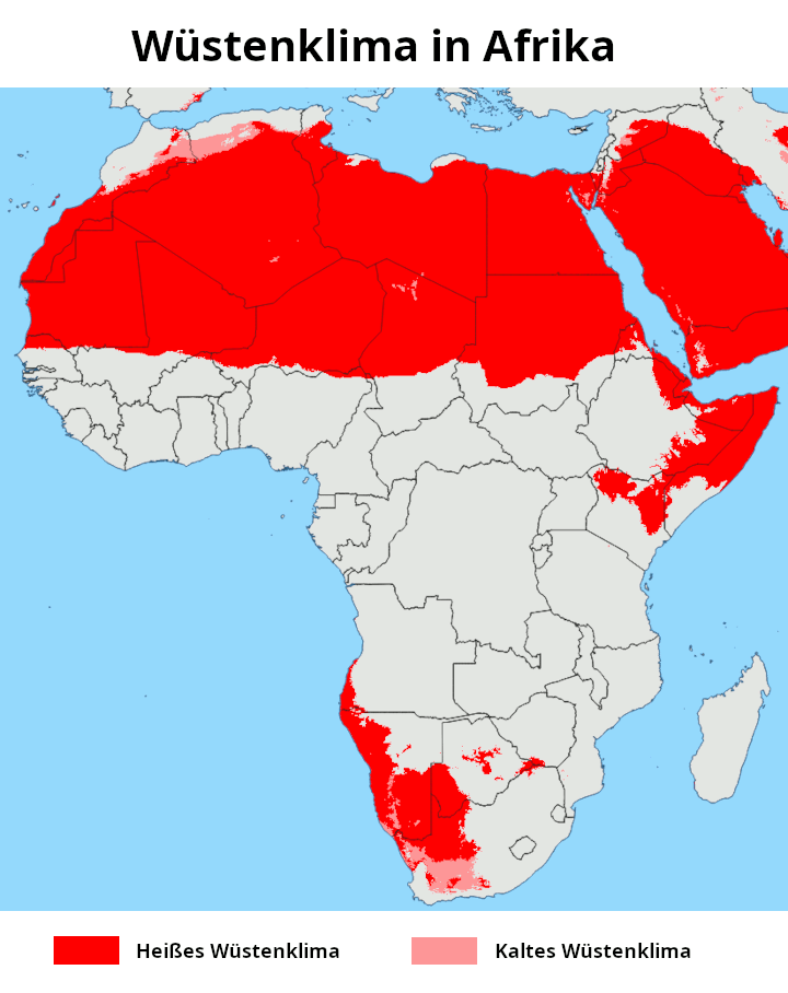 Afrika Wüstenklima