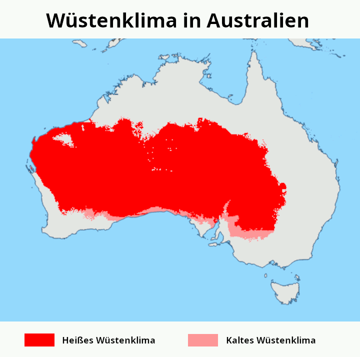 Australien Wüstenklima