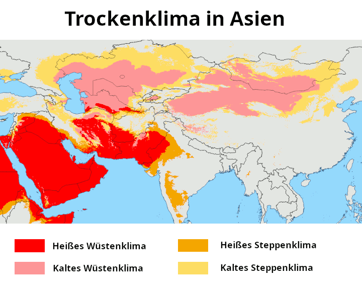 Asien Trockenklima