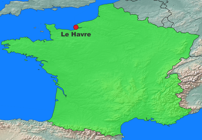 Le Havre Lage Frankreich